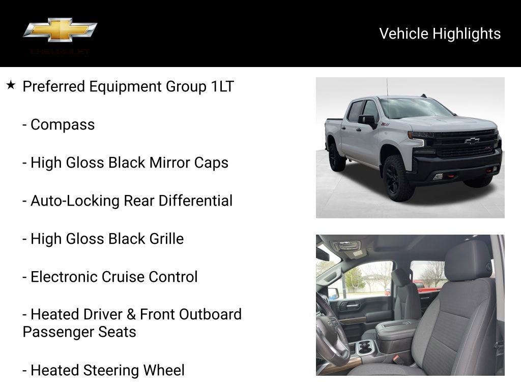 Certified 2022 Chevrolet Silverado 1500 LT Trail Boss w/ Safety Package AWD/4WD image 22