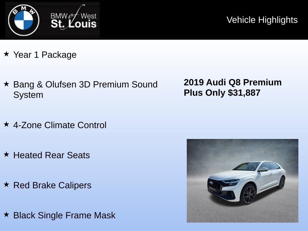 Used 2019 Audi Q8 Premium Plus w/ Premium Plus AWD/4WD image 16