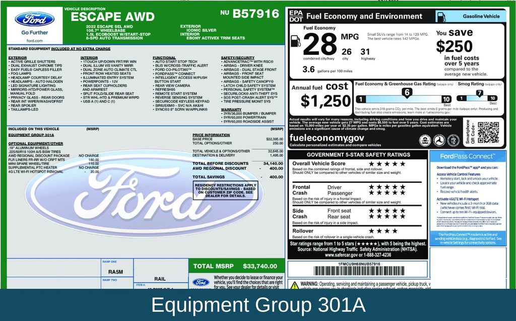 Used 2022 Ford Escape SEL image 5