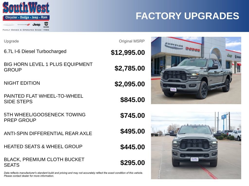 New 2026 RAM 2500 Lone Star AWD/4WD image 11