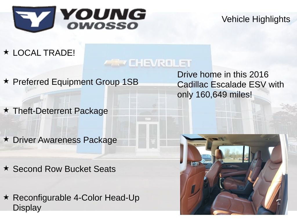 Used 2016 Cadillac Escalade ESV Luxury image 8