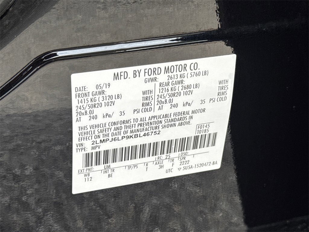 Used 2019 Lincoln Nautilus Reserve image 34