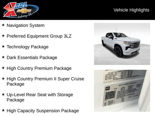 Used 2026 Chevrolet Silverado 1500 High Country AWD/4WD image 3