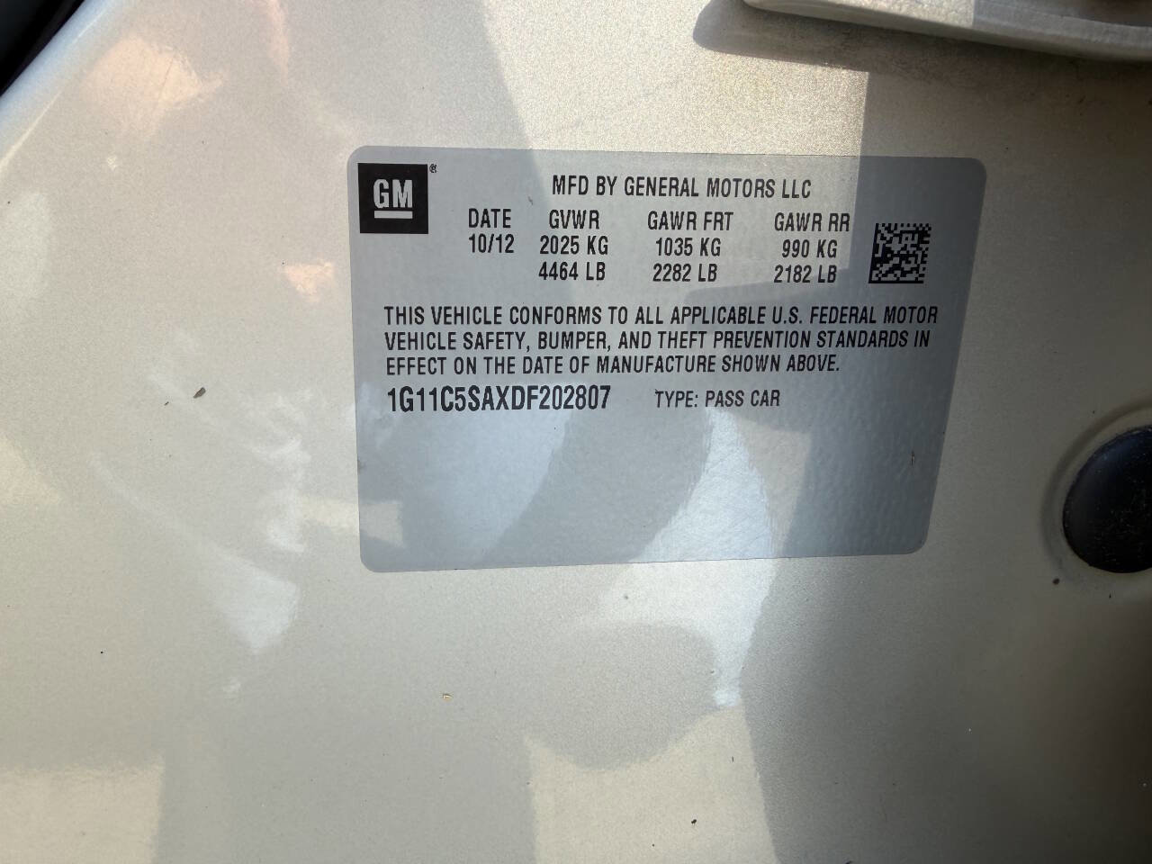 Used 2013 Chevrolet Malibu LT w/ Power Convenience Package image 9