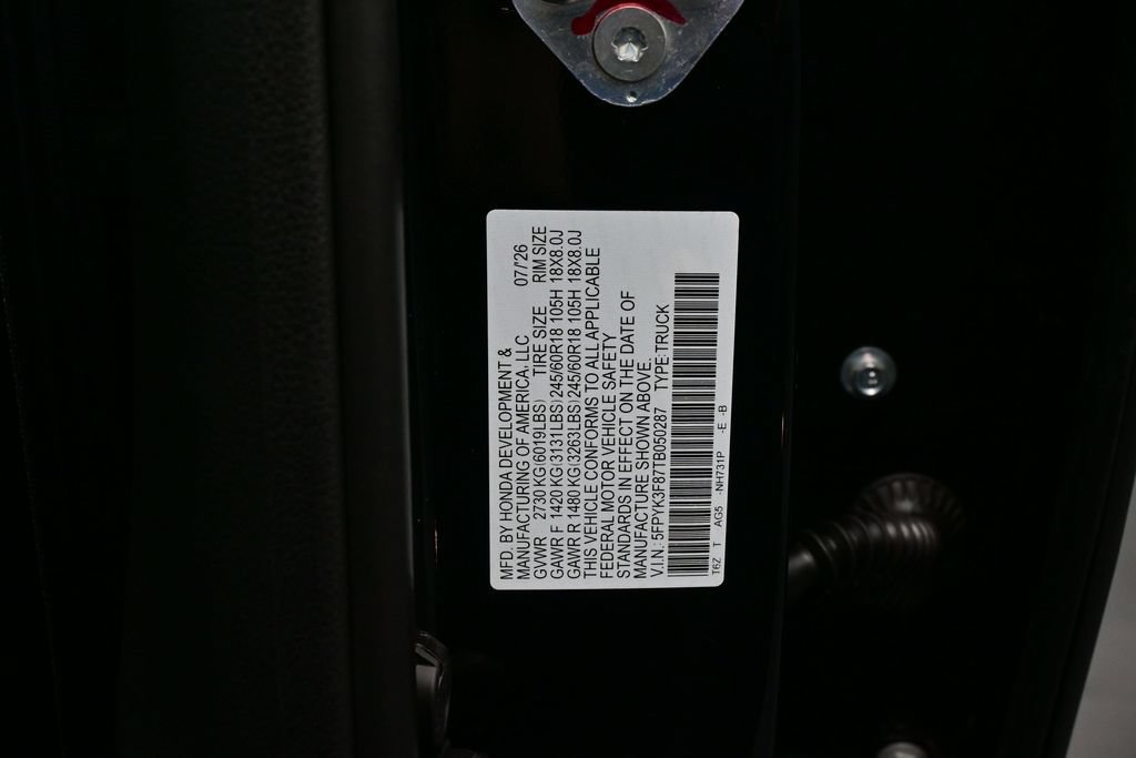 New 2026 Honda Ridgeline Black Edition image 26