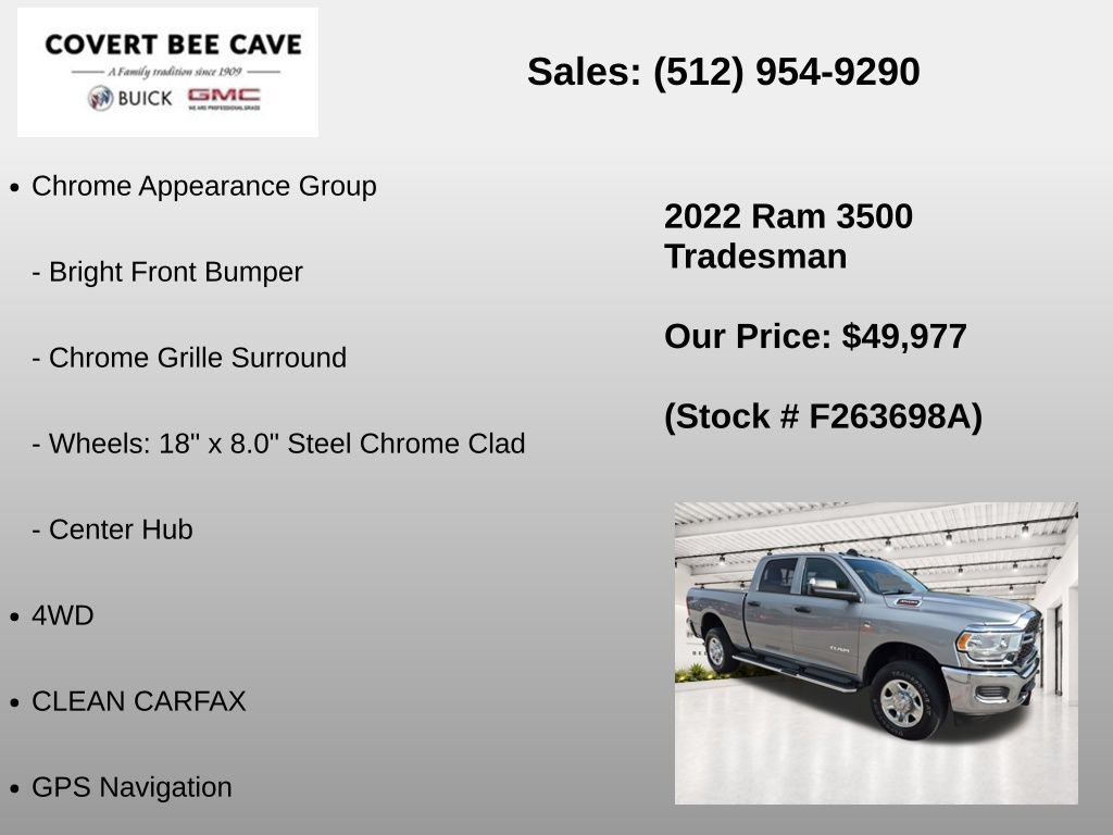 Used 2022 RAM 3500 Tradesman AWD/4WD image 18