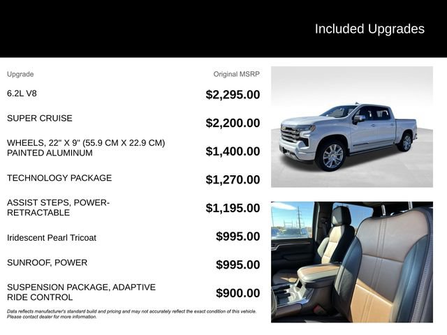 Used 2024 Chevrolet Silverado 1500 High Country w/ Technology Package AWD/4WD image 5