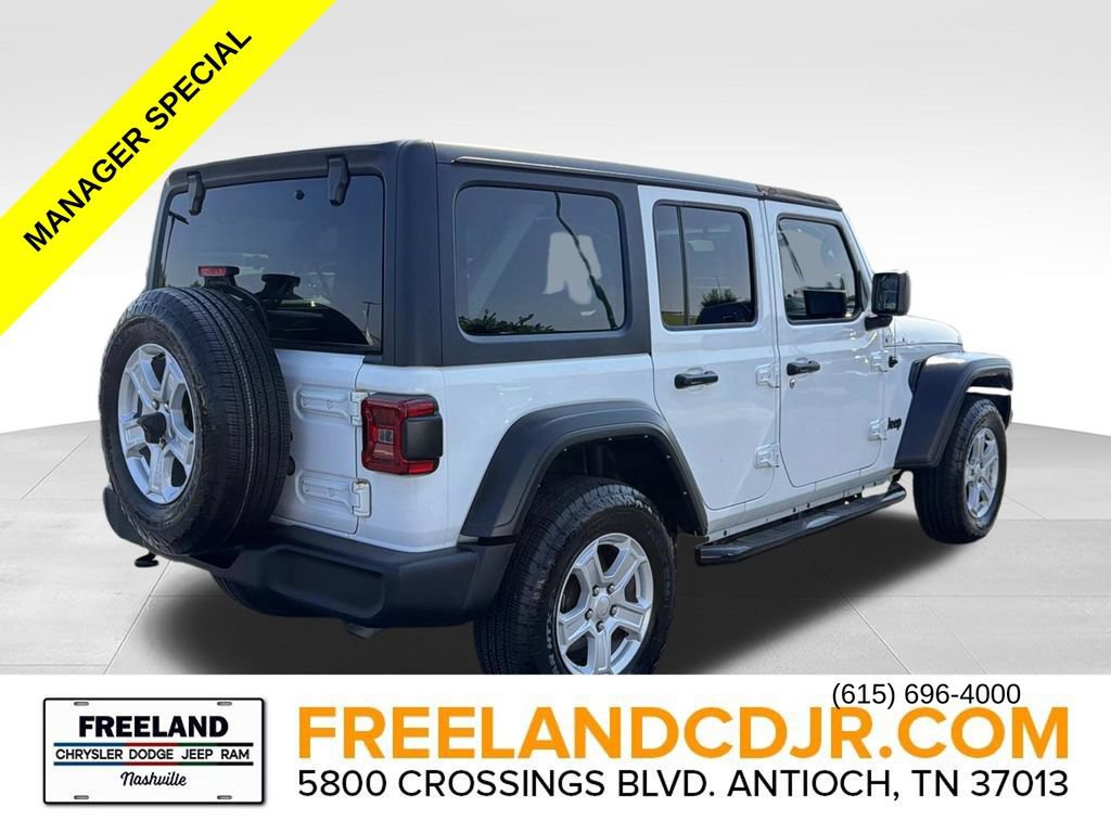 Used 2021 Jeep Wrangler Unlimited Sport AWD/4WD video 3