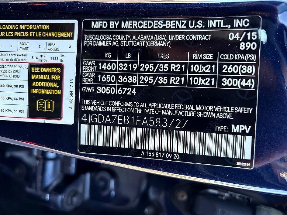 Used 2015 Mercedes-Benz ML 63 AMG 4MATIC image 36