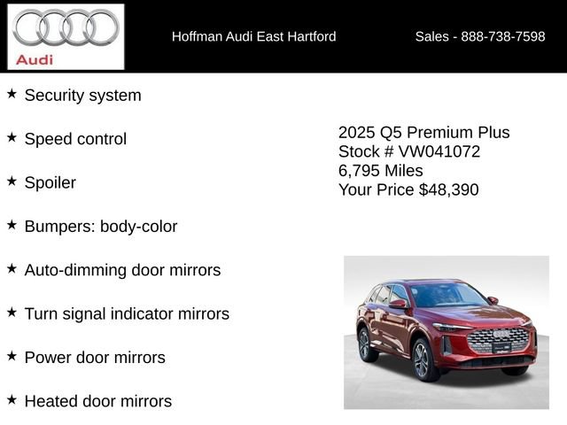 Certified 2025 Audi Q5 Premium w/ Premium Plus AWD/4WD image 36
