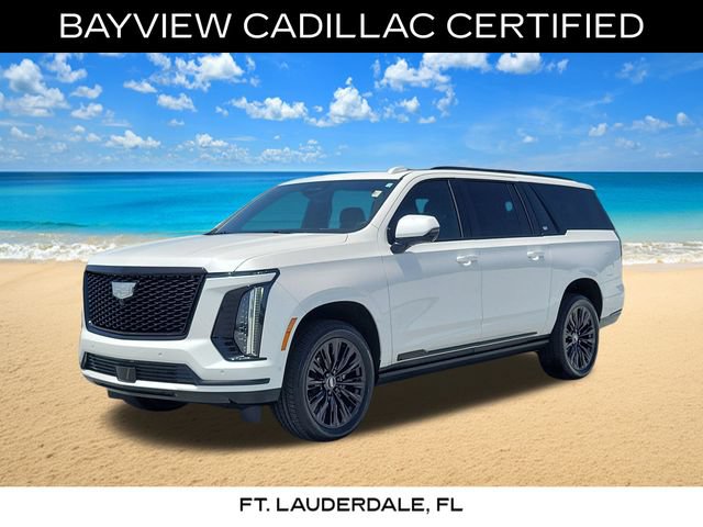 Certified 2025 Cadillac Escalade ESV Sport w/ LPO, ONYX Package