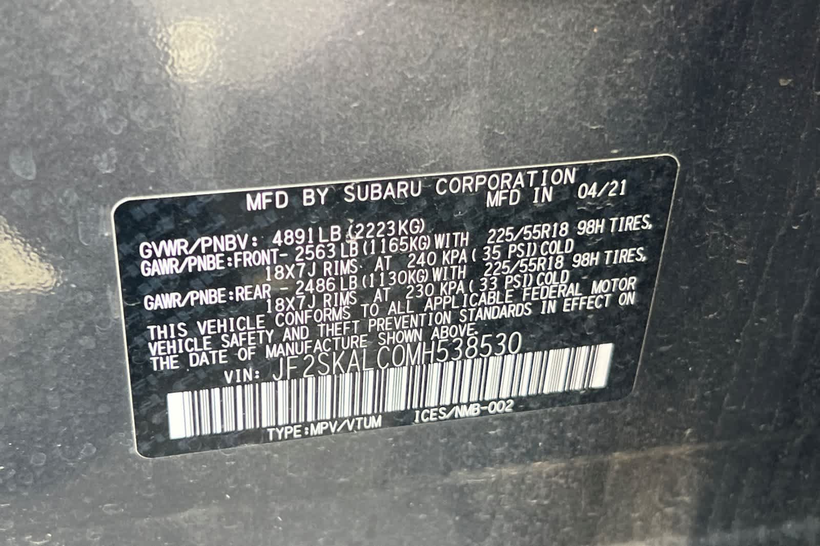 Used 2021 Subaru Forester Sport w/ Popular Package #2 AWD/4WD image 26