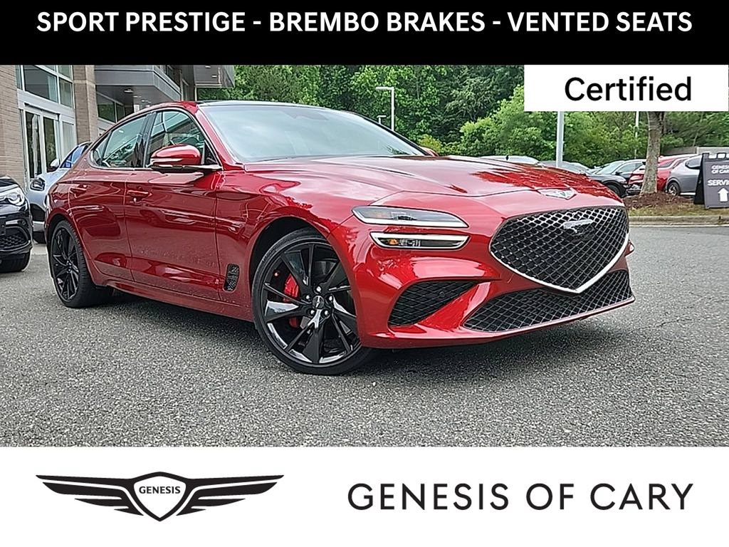 Certified 2023 Genesis G70 3.3T w/ Sport Prestige Package