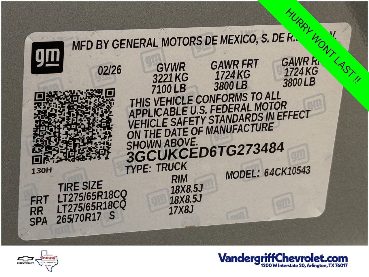 New 2026 Chevrolet Silverado 1500 Custom Trail Boss AWD/4WD image 20