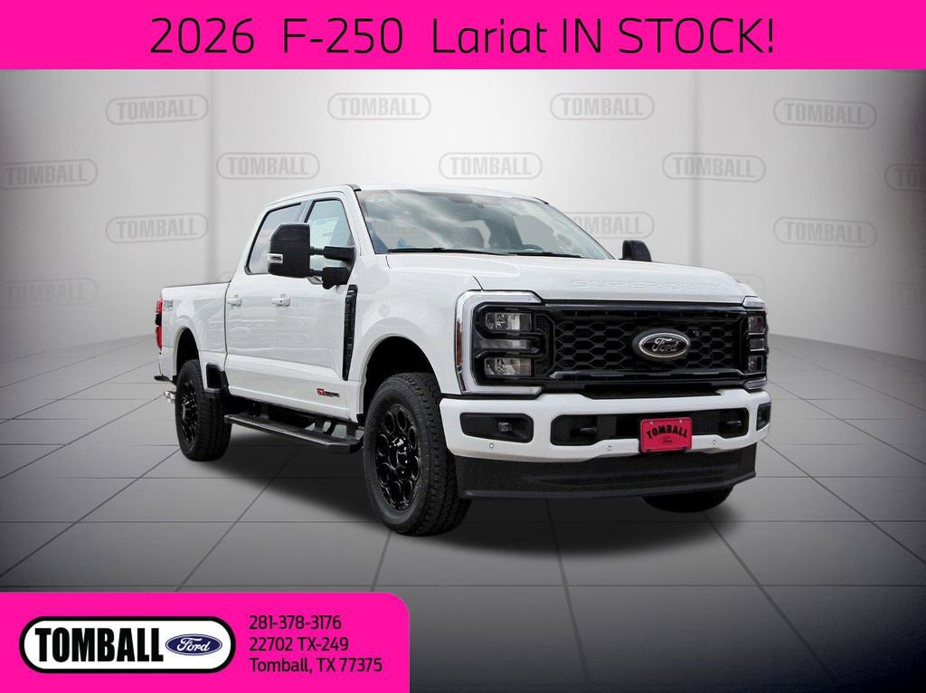 New 2026 Ford F250 Lariat w/ Black Appearance Package