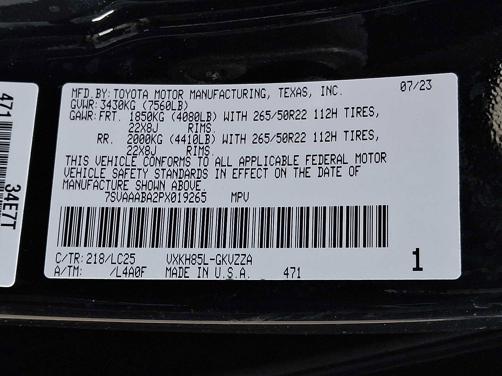 Used 2023 Toyota Sequoia Capstone AWD/4WD image 25