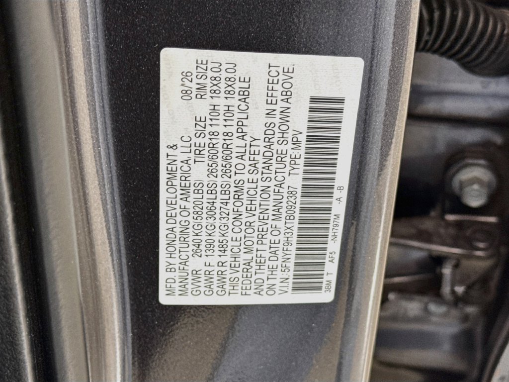 New 2026 Honda Passport RTL image 32