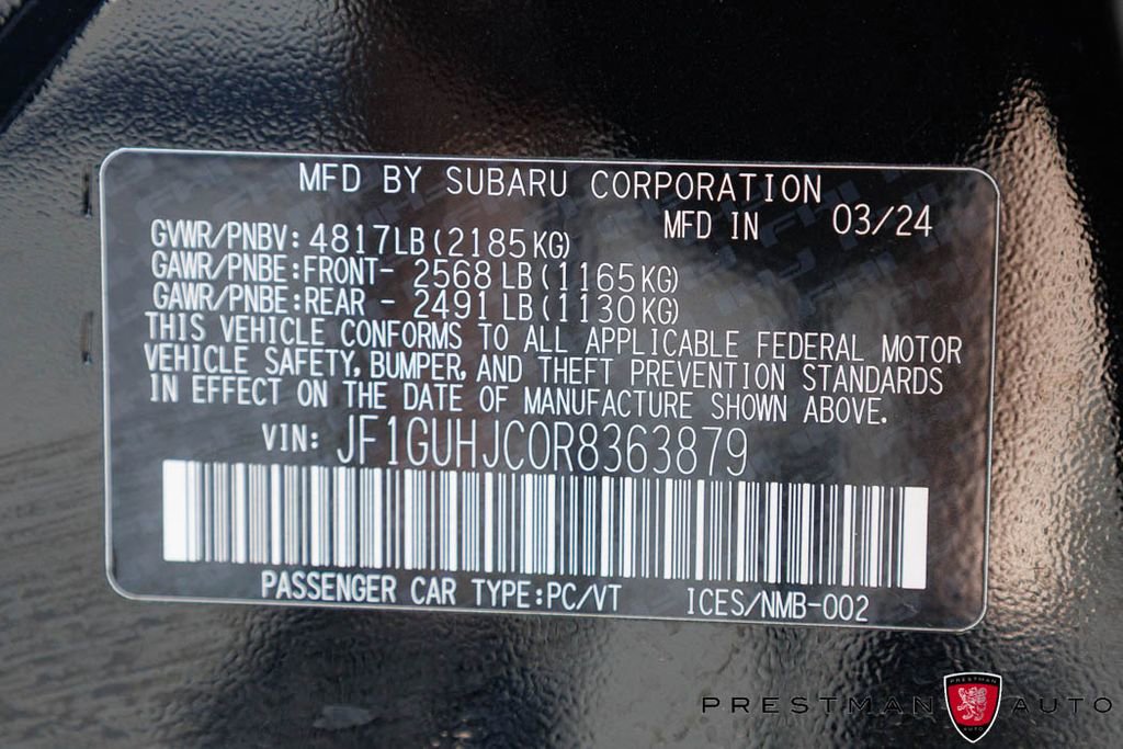 Used 2024 Subaru Impreza RS AWD/4WD image 39