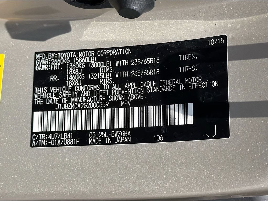 Used 2015 Lexus RX 450h AWD w/ Luxury Package image 43