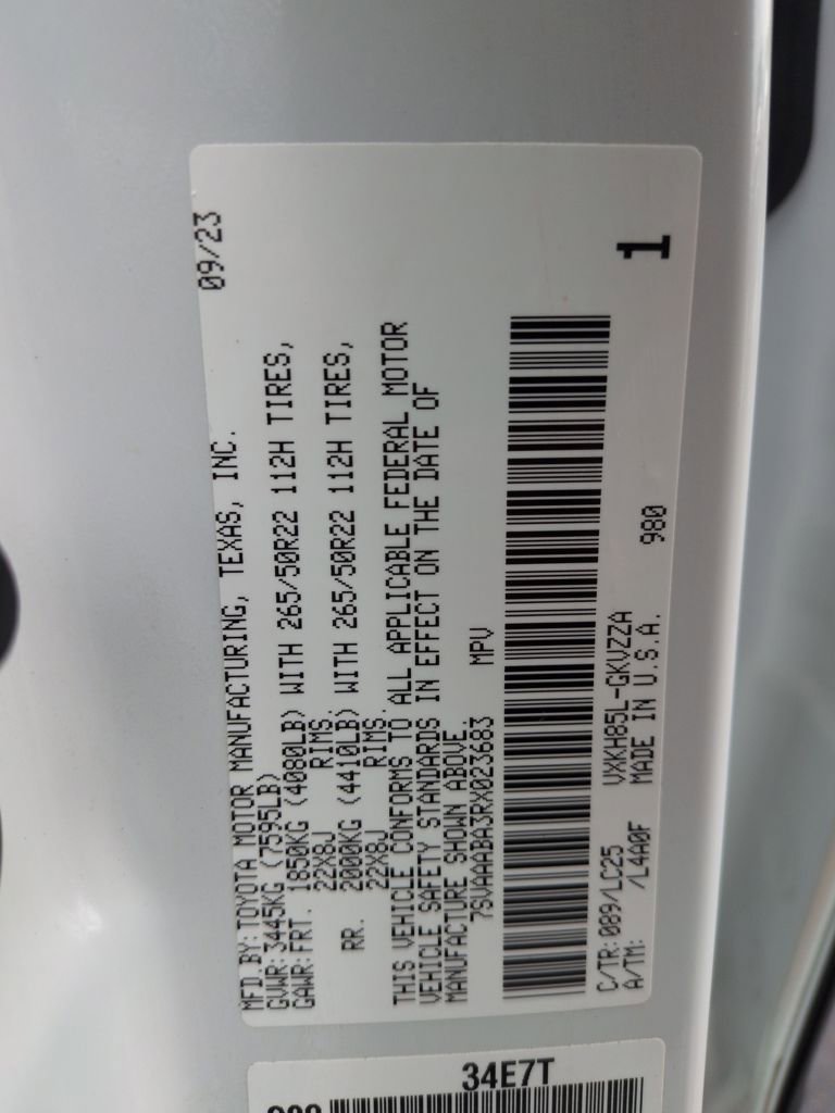 Used 2024 Toyota Sequoia Capstone image 29