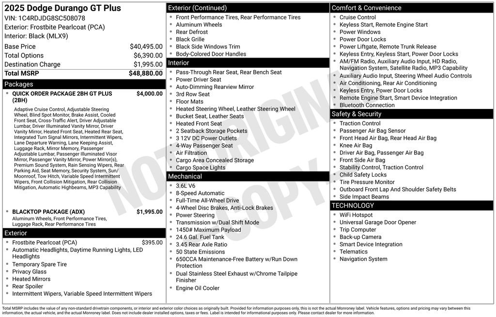 Used 2025 Dodge Durango GT AWD/4WD image 9