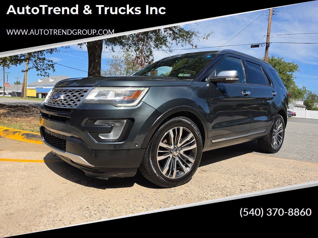 Used 2016 Ford Explorer Platinum