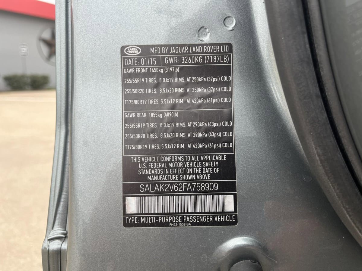 Used 2015 Land Rover LR4 HSE LUX image 13