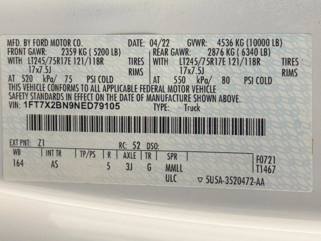 Used 2022 Ford F250 XL w/ Power Equipment Group image 13