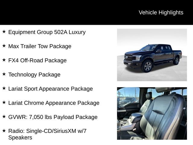 Used 2018 Ford F150 Lariat w/ Equipment Group 502A Luxury image 8