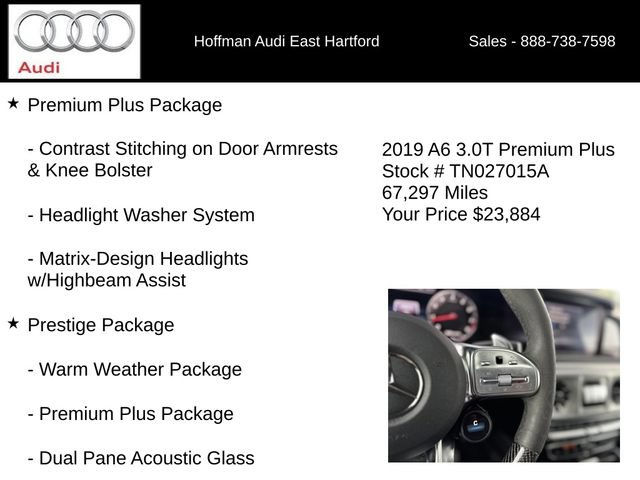 Used 2019 Audi A6 3.0T Premium Plus AWD/4WD image 18