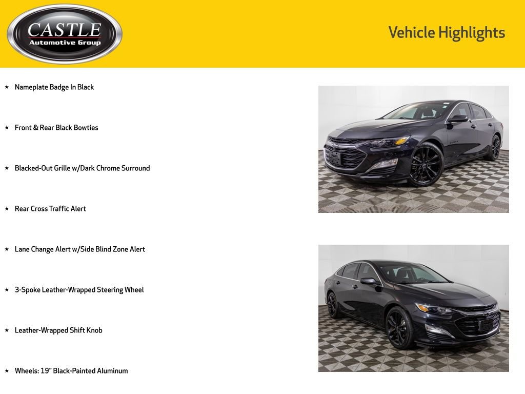 Used 2021 Chevrolet Malibu LT w/ Midnight Edition image 8