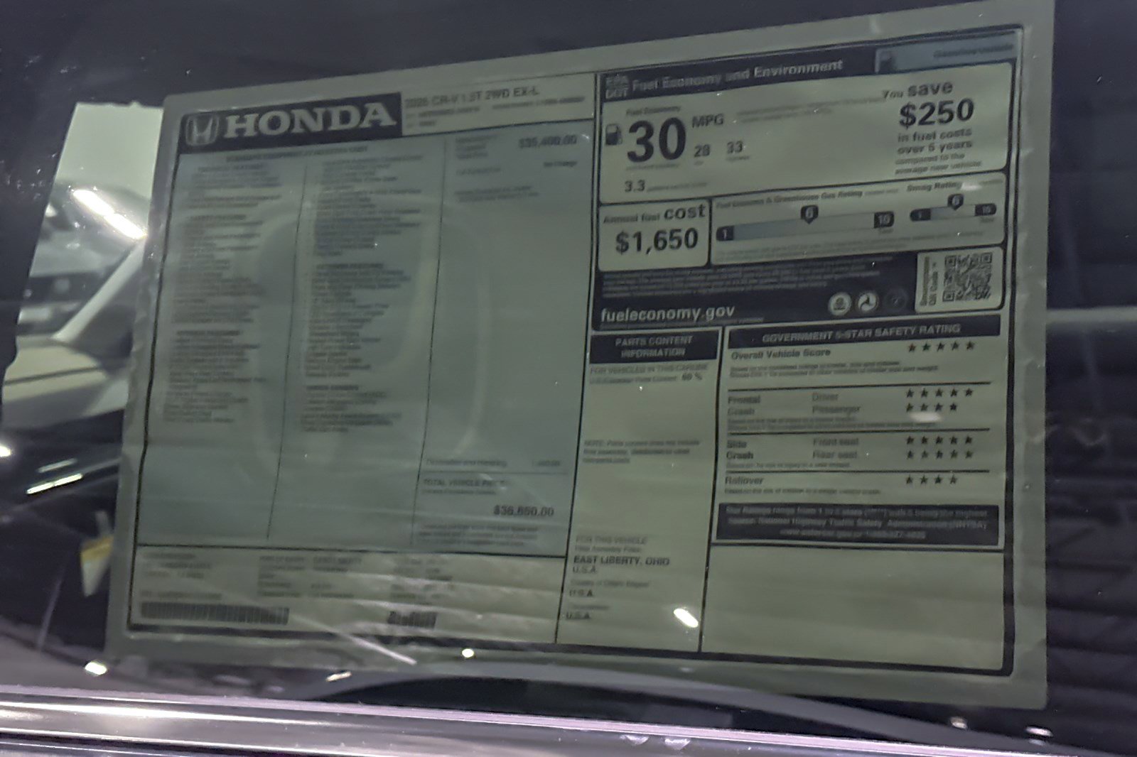 New 2026 Honda CR-V EX-L image 33