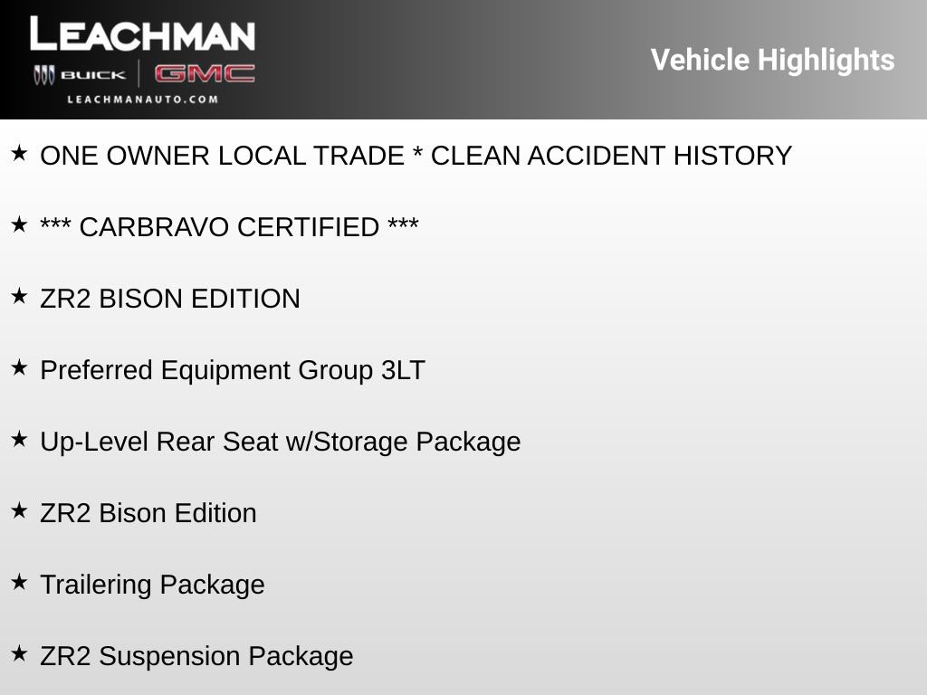 Certified 2024 Chevrolet Silverado 1500 ZR2 w/ ZR2 Bison Edition AWD/4WD image 7
