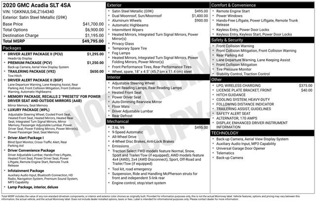 Used 2020 GMC Acadia SLT w/ Driver Alert Package II AWD/4WD image 17