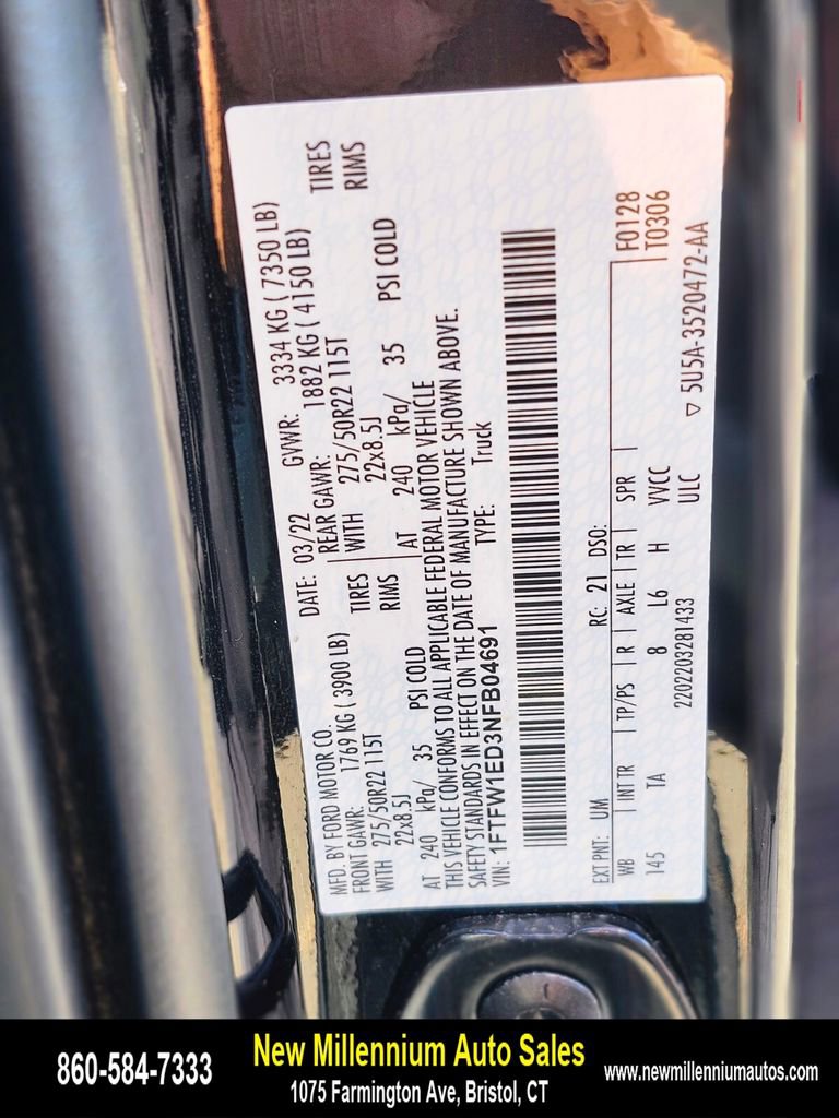 Used 2022 Ford F150 Limited image 33