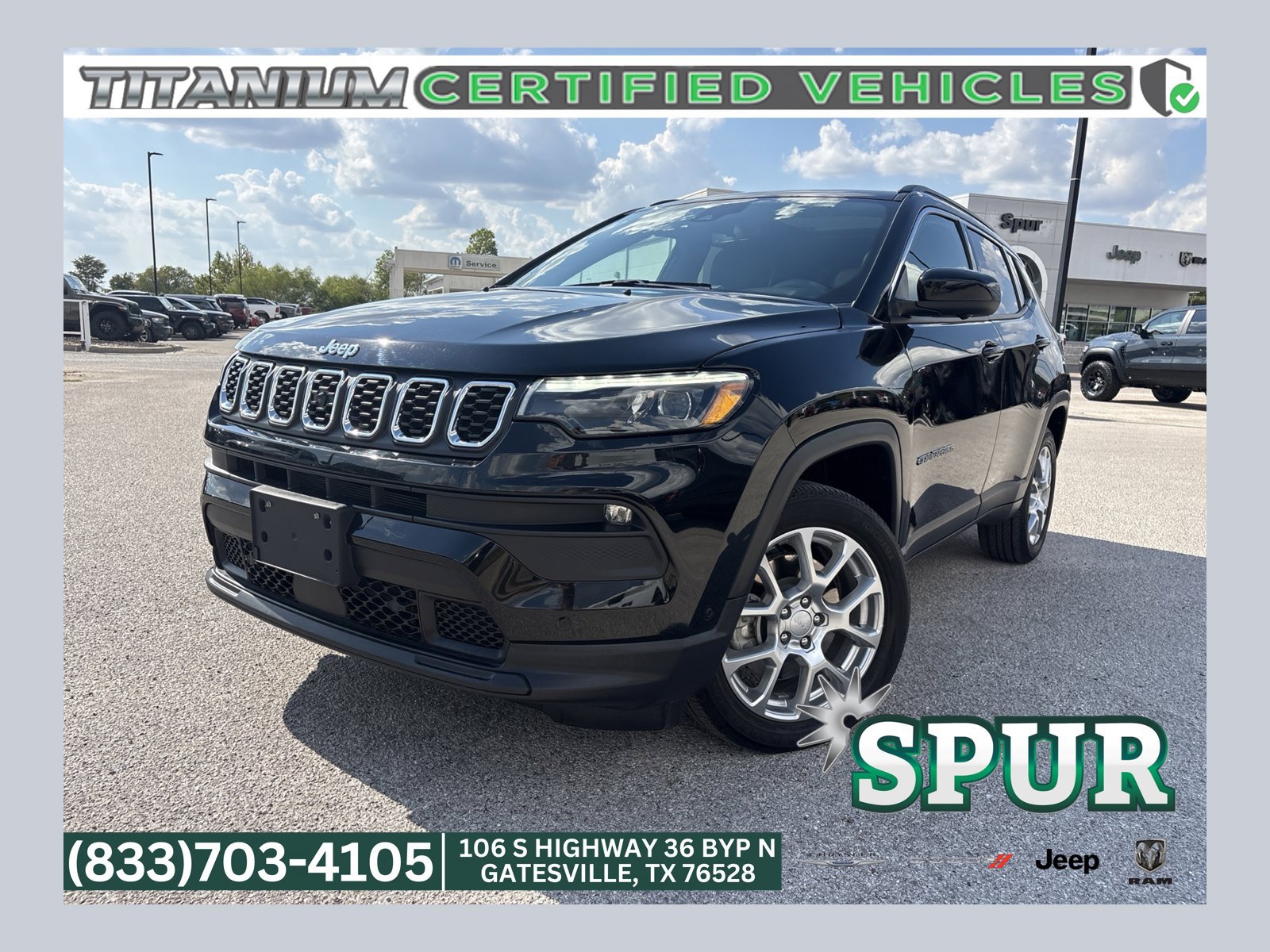 Used 2024 Jeep Compass Latitude w/ Sun and Sound Group