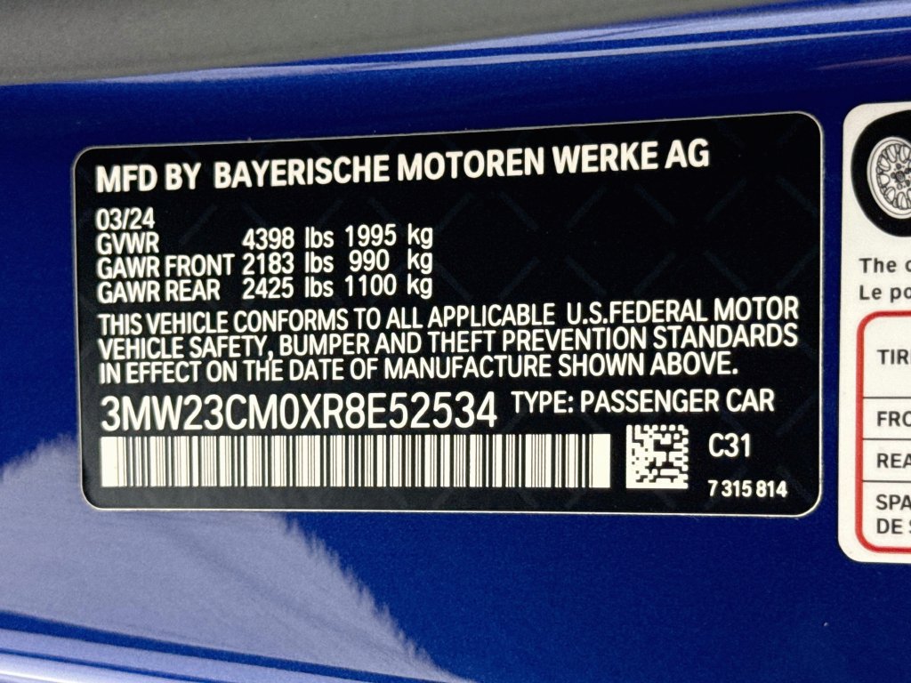 Used 2024 BMW 230i Coupe w/ Premium Package RWD image 32