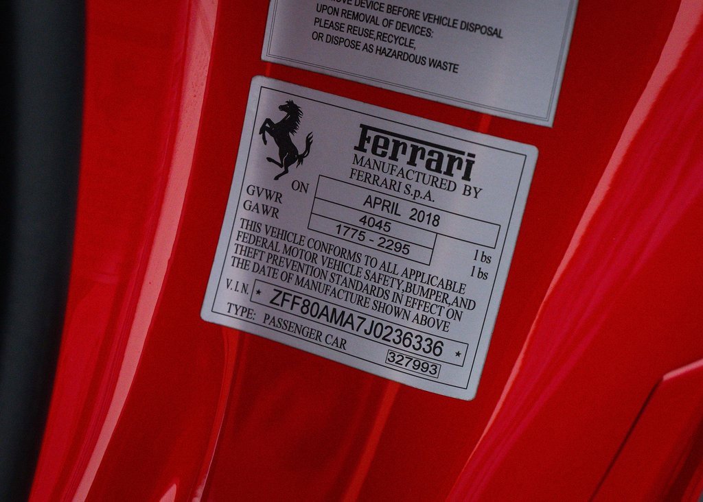 Certified 2018 Ferrari 488 Spider image 31