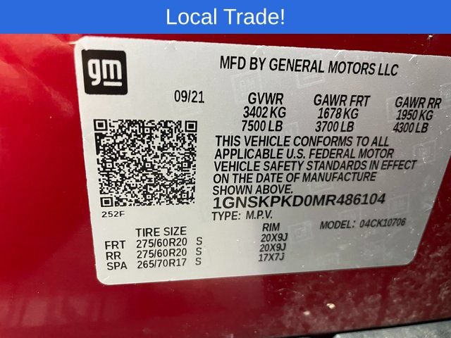 Used 2021 Chevrolet Tahoe Z71 AWD/4WD image 26