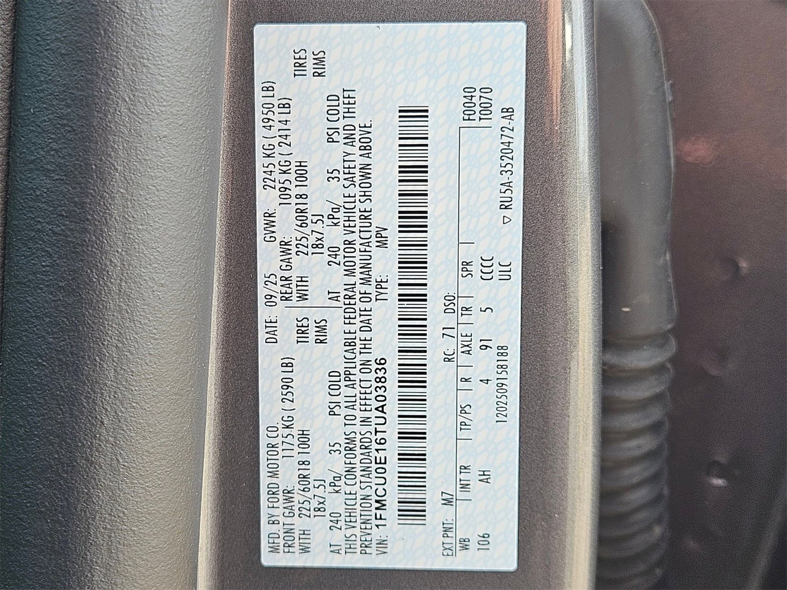 New 2026 Ford Escape SE w/ PHEV Premium Package image 23