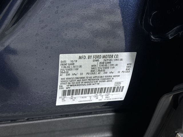 Used 2020 Ford Explorer XLT w/ Equipment Group 202A AWD/4WD image 35