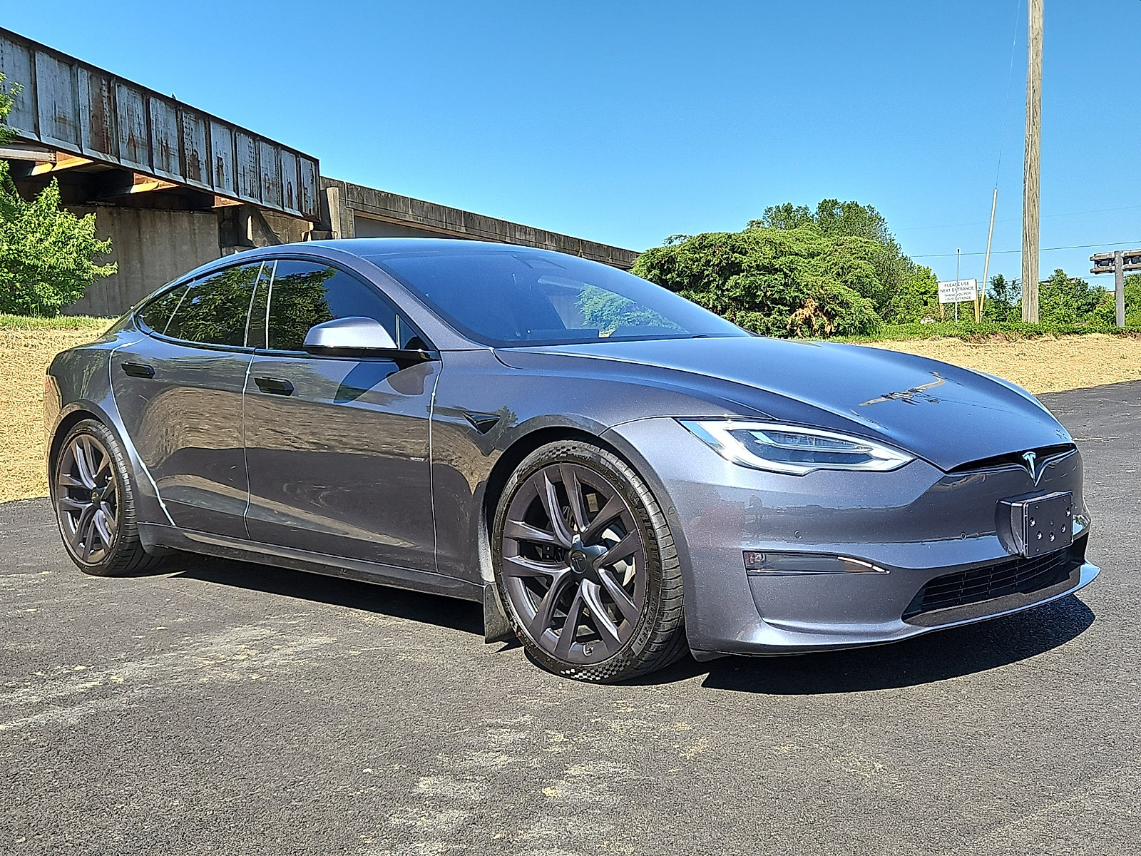 Used 2021 Tesla Model S Plaid AWD/4WD image 1