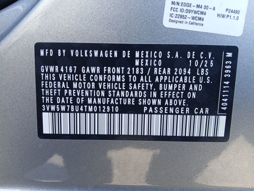 New 2026 Volkswagen Jetta S image 28