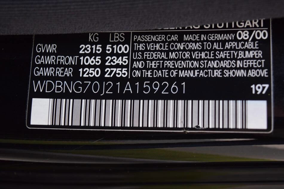 Used 2001 Mercedes-Benz S 430 image 79