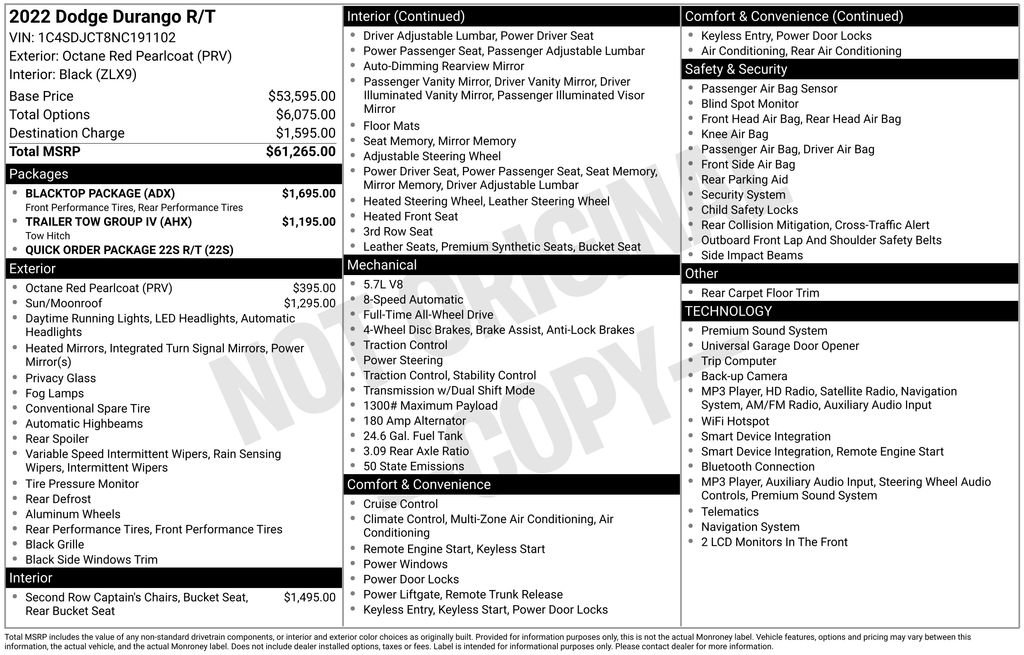 Used 2022 Dodge Durango R/T w/ Blacktop Package AWD/4WD video 2