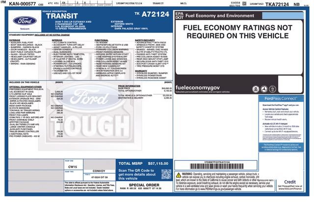 New 2026 Ford Transit 350 AWD w/ Upfitter Package image 4