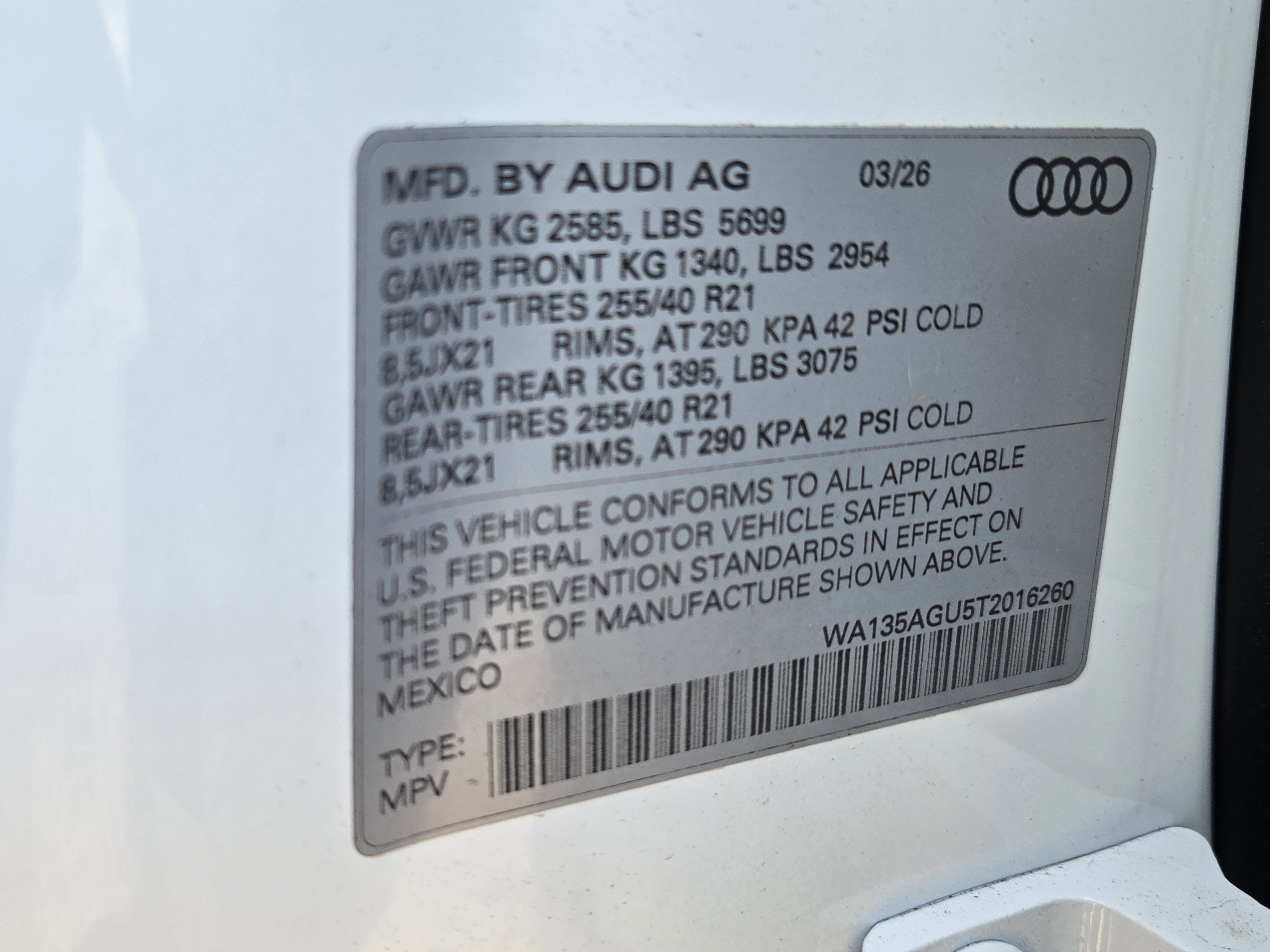 New 2026 Audi SQ5 Prestige AWD/4WD image 30