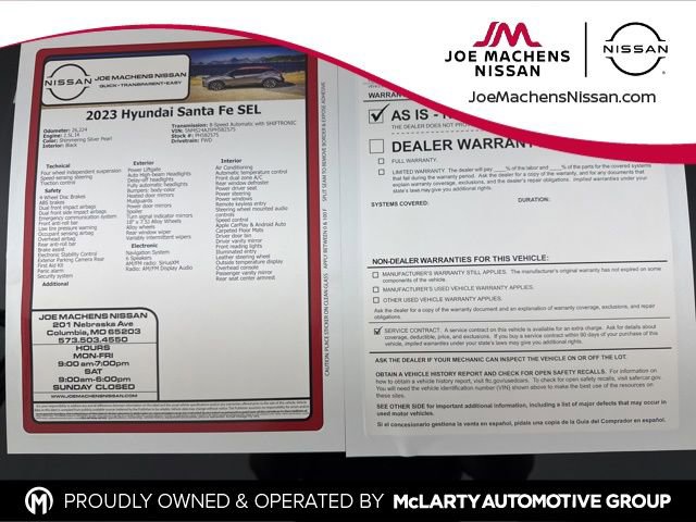 Used 2023 Hyundai Santa Fe SEL image 31