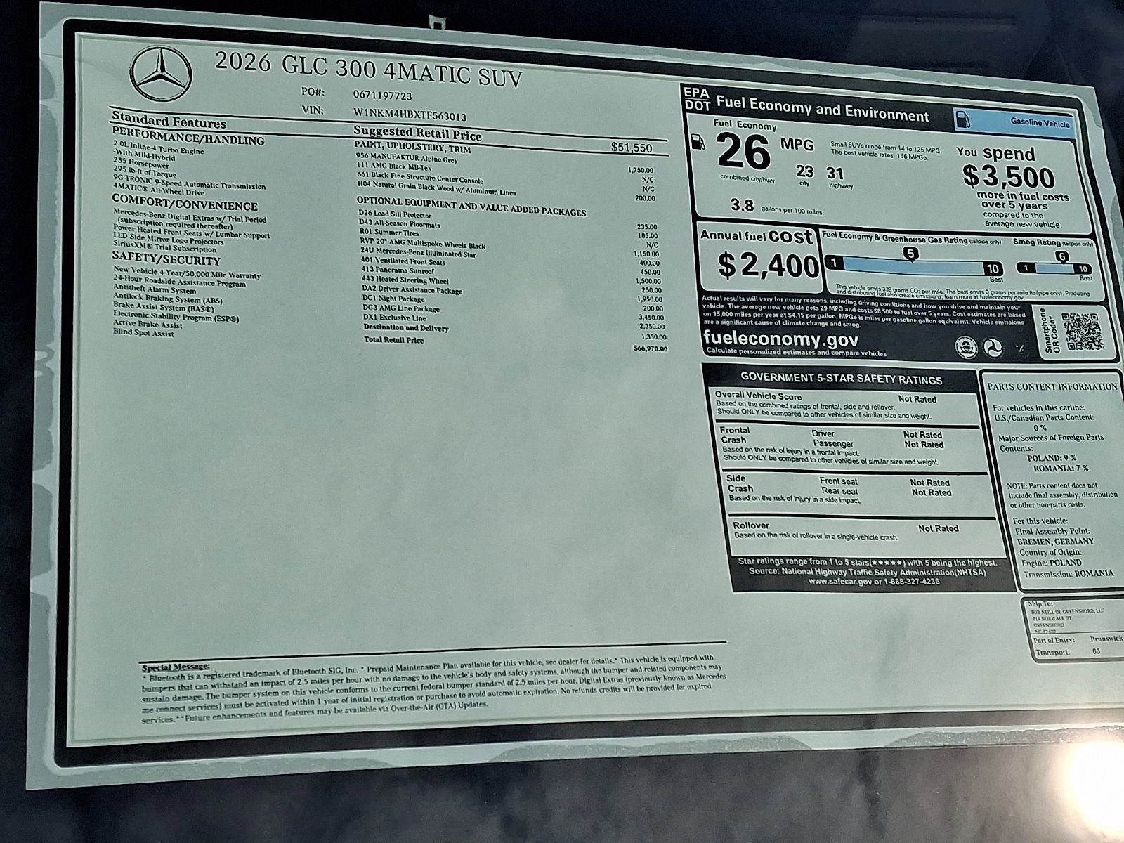 New 2026 Mercedes-Benz GLC 300 4MATIC image 19