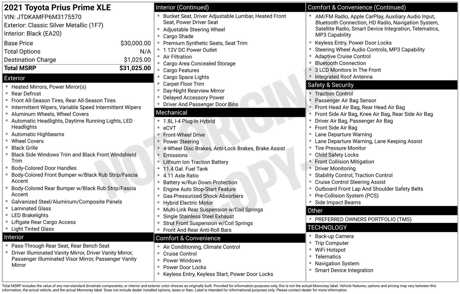 Used 2021 Toyota Prius Prime XLE FWD image 37